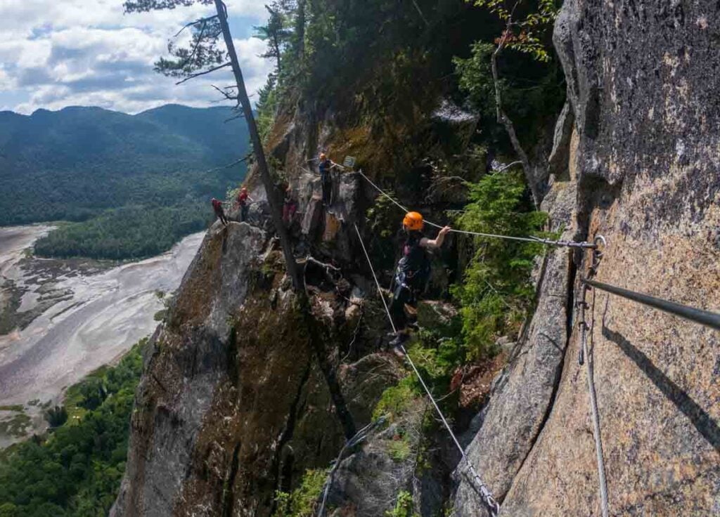 Saguenay via ferrata