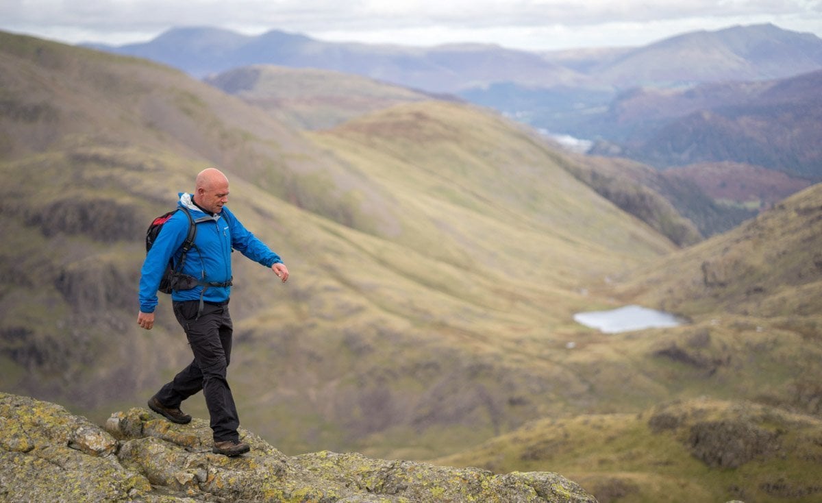 hiking on Scafell Pike