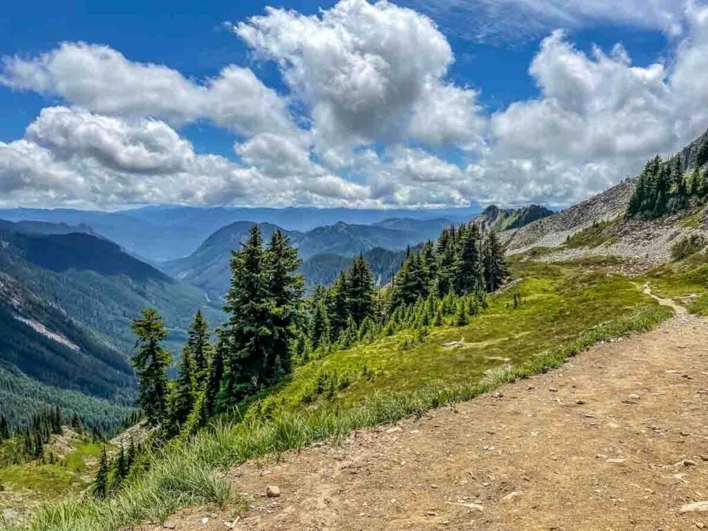 South view from the saddle