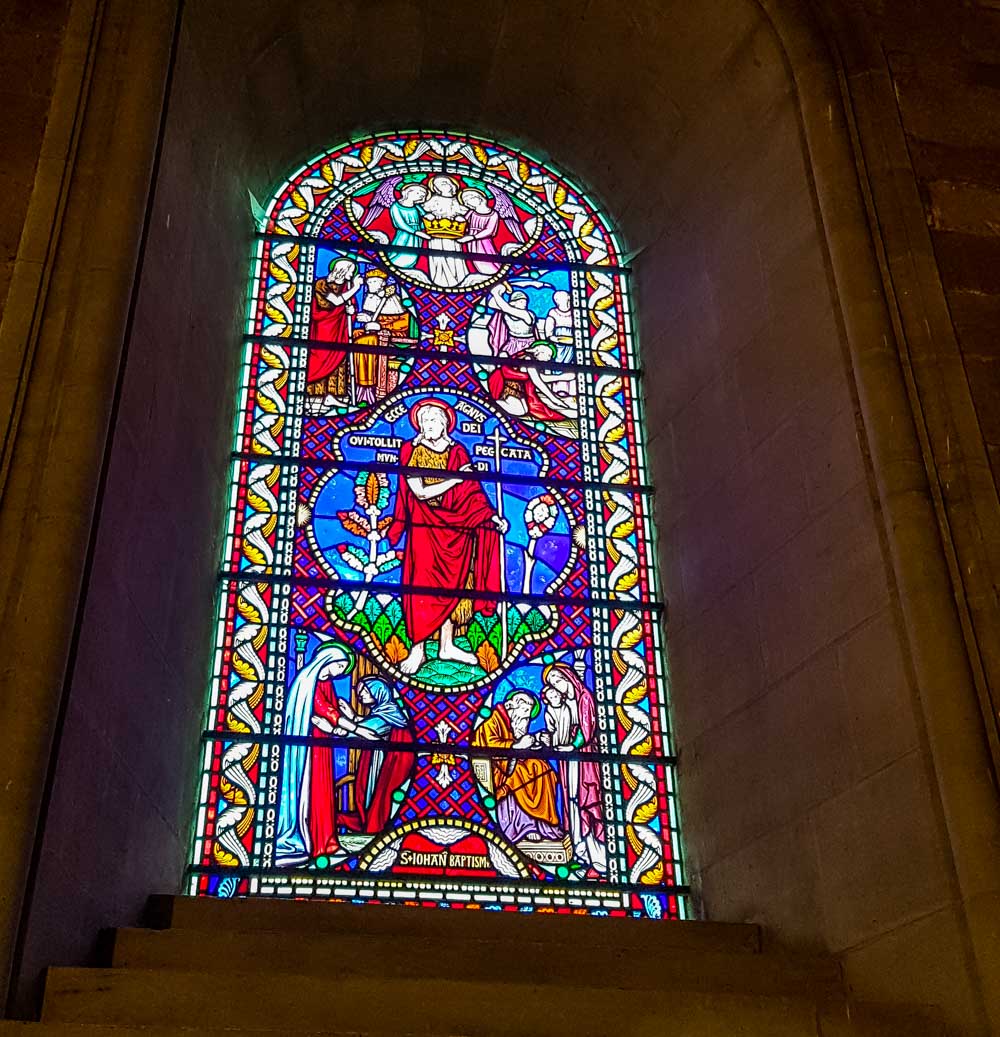 stained window