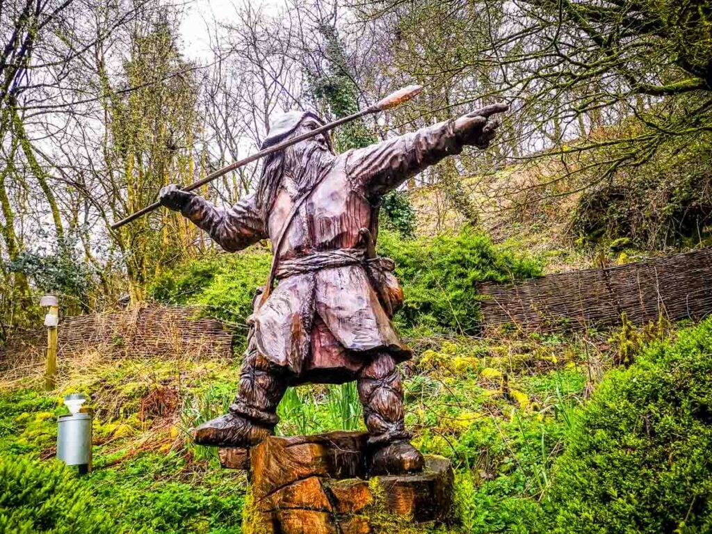 Statue at Poole's Cavern Peak District