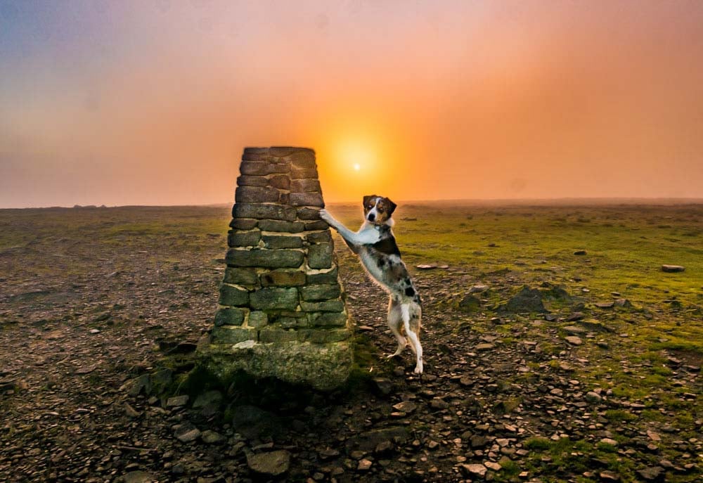 sunrise on ingleborough