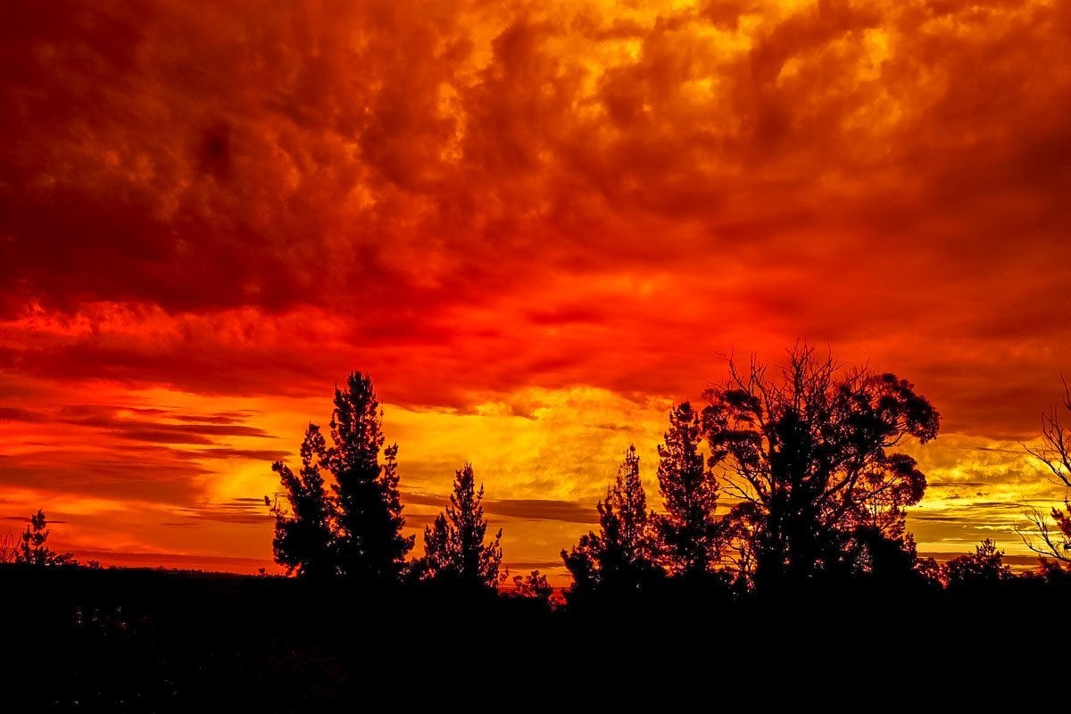 Australian Summer Sunsets on Tugalong Road 2