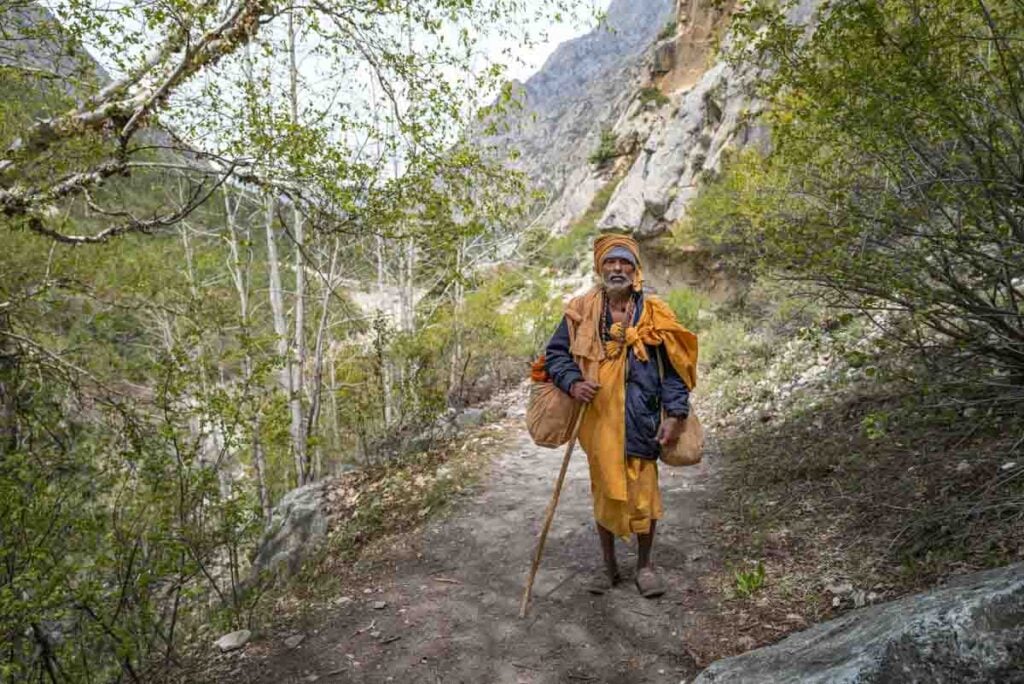 Sadhu on pilgrimage