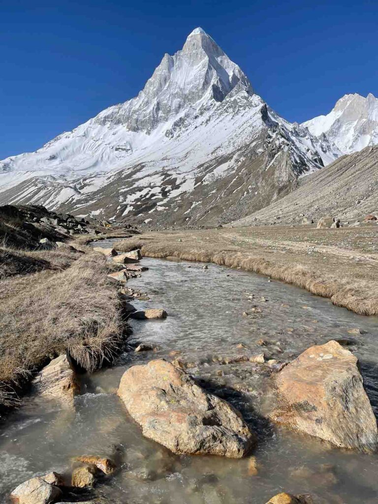 Sky Ganga and Mount Shivling