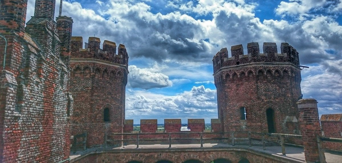 on top of Tattershall Castle