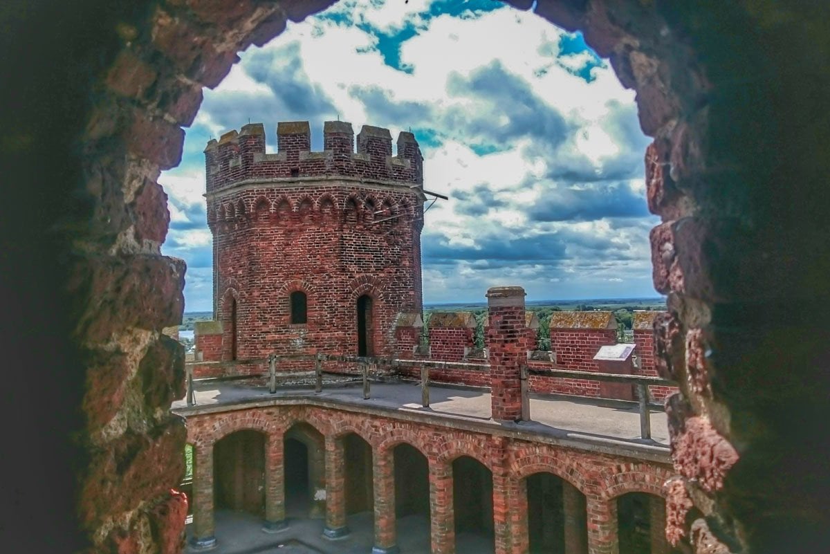 Inside Tattershall Castle Ruins