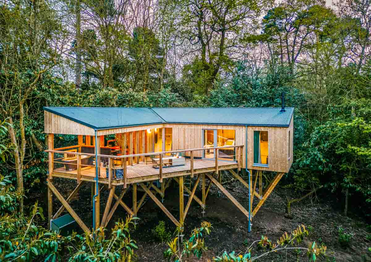 the rewild treehouse Gloucestershire