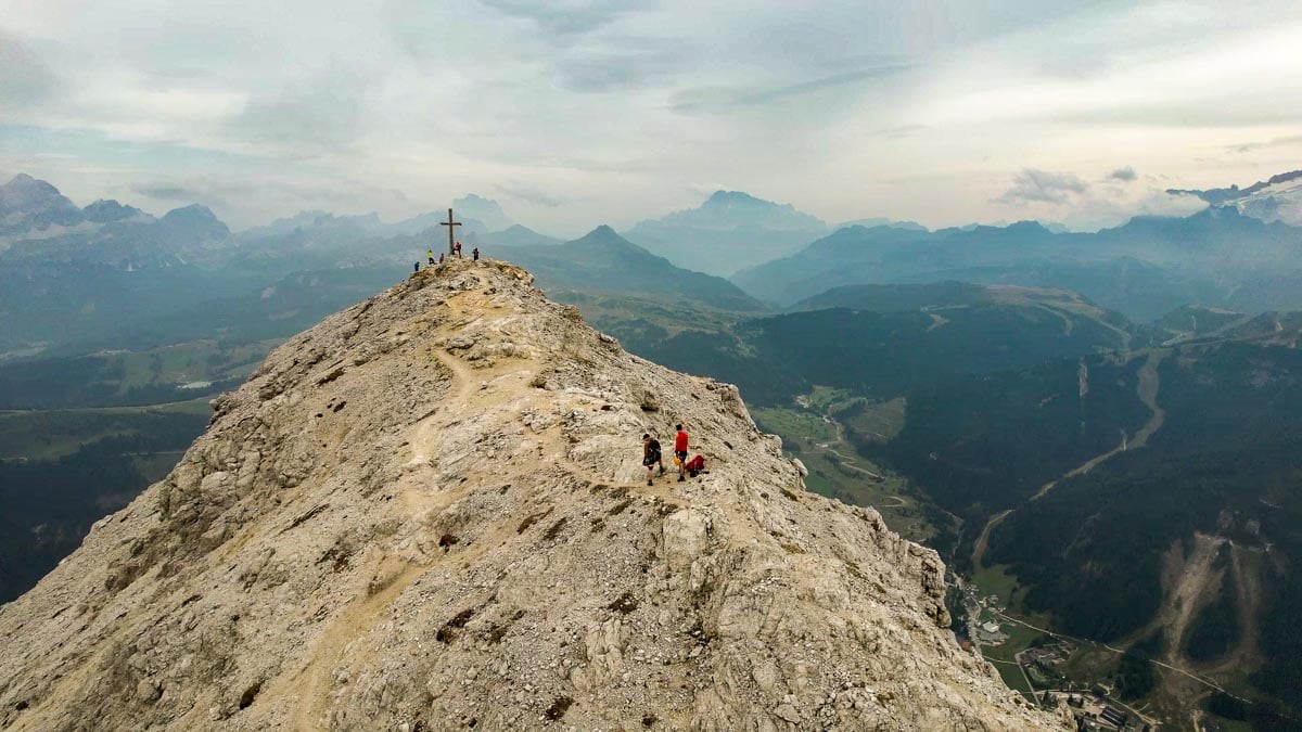 The summit of the Sassongher