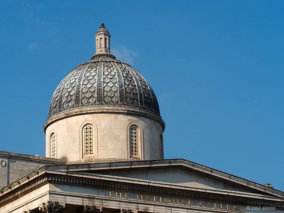 dome above trafalgar square