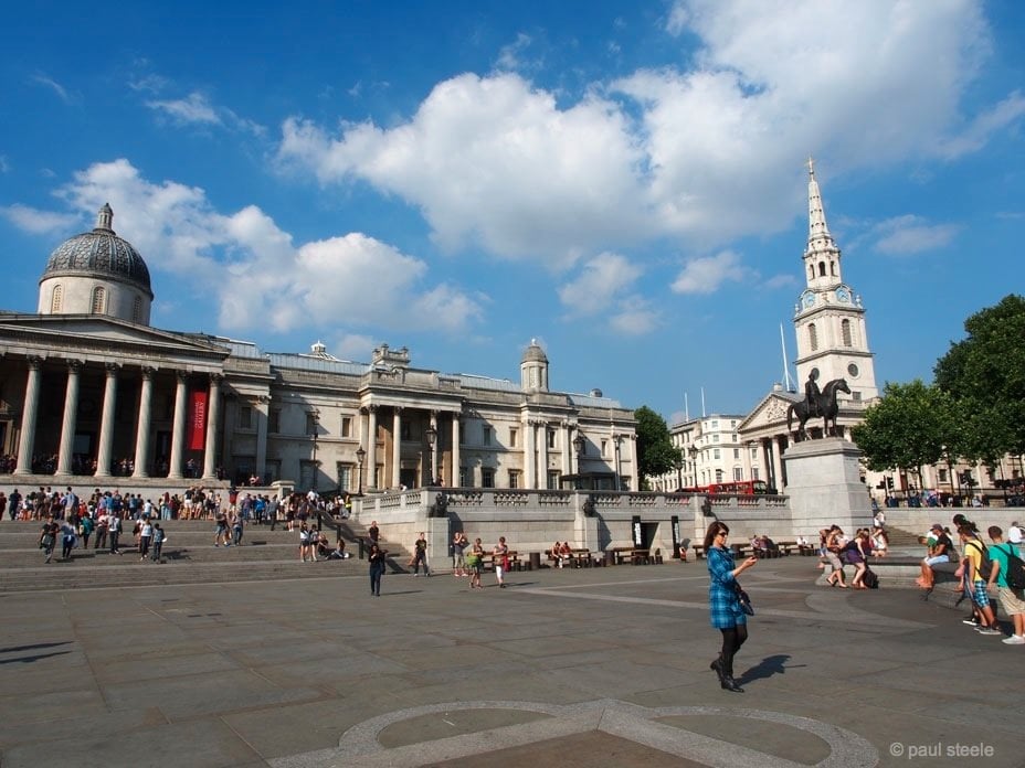 sunshine Trafalgar Square