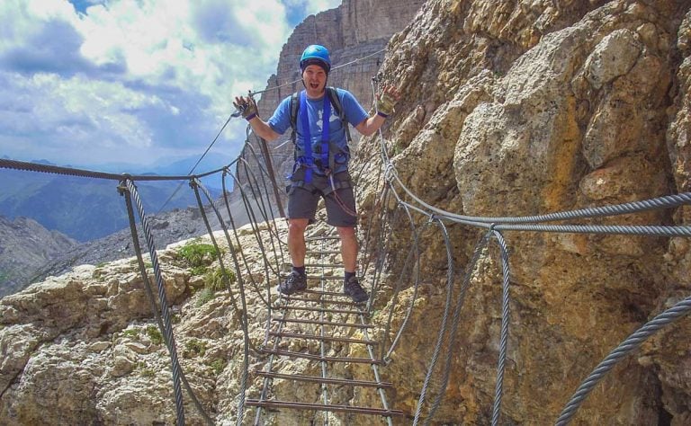 Via Ferrata in the Dolomites