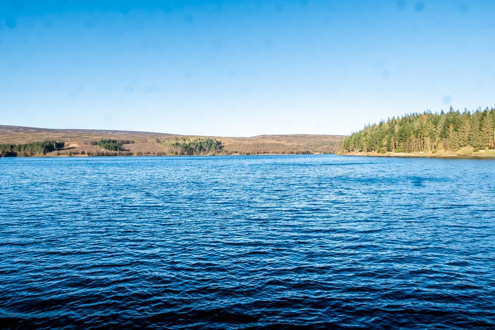 view across langsett reservoir